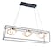 Dweled Sinclair 42in LED 3 Light Linear Pendant 3000K in Black Gold Leaf PD-732 - alternate 4